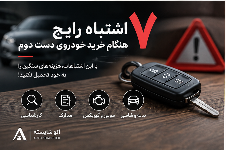 ۷ اشتباه رایج هنگام خرید خودروی دست دوم